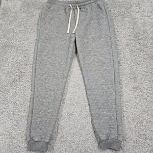 Marine Layer Mens Corbet Quilted Jogger Pants Medium Gray Cozy Loungewear Casual
